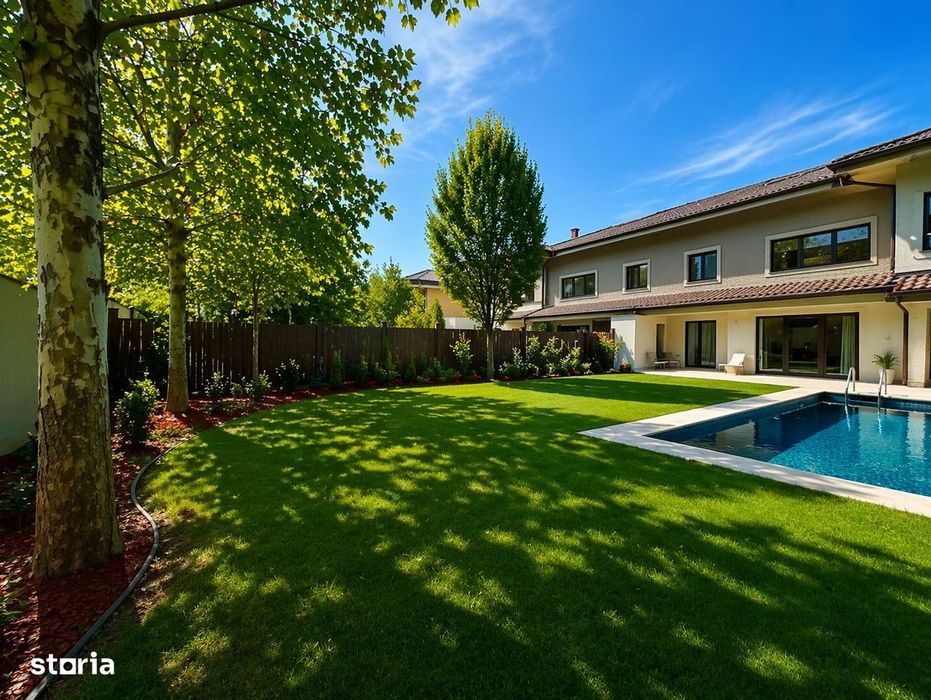 Vila duplex premium cu piscină | Oxford Gardens – Pipera | Lângă pădur