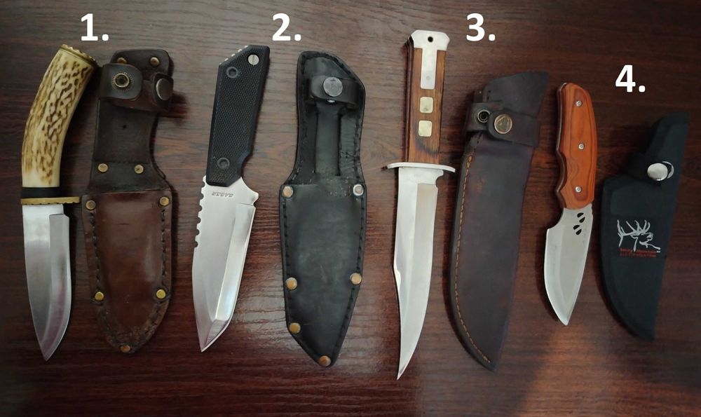 Много запазени ножове