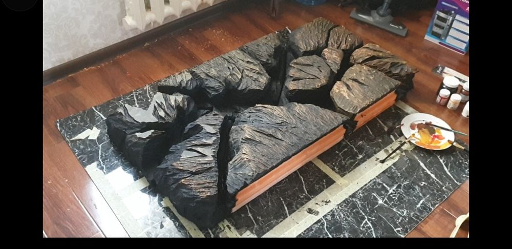 Изготовление 3D фона для аквариума