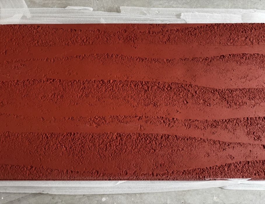 Panou decorativ piatra flexibila ( flexibe stone ) 3000x600mm culoare rosso terracota disponibil stoc