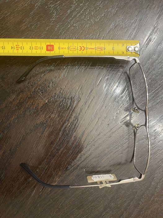 Елегантни хромирани правоъгълни рамки за очила RAY BAN