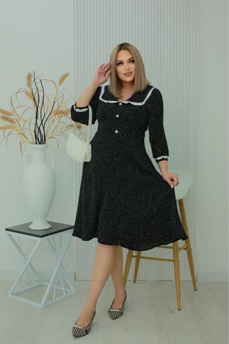 Платье в горошек