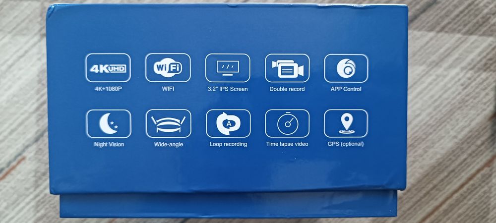 Регистратор 4K Ultra HD Dash Cam