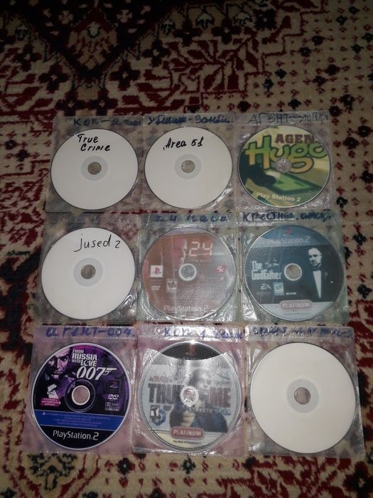 Продаю диски для PlayStation 2 ( Ps2 , Пс2 )