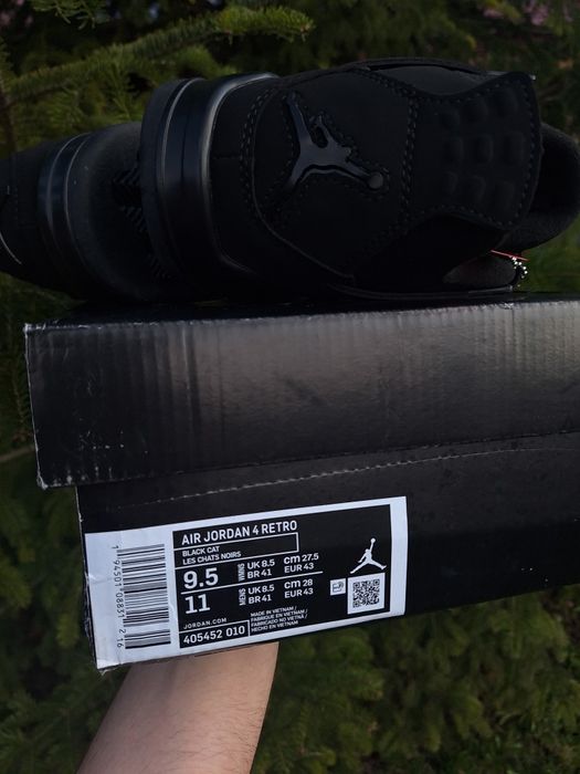 Jordan 4 Black Cat 43