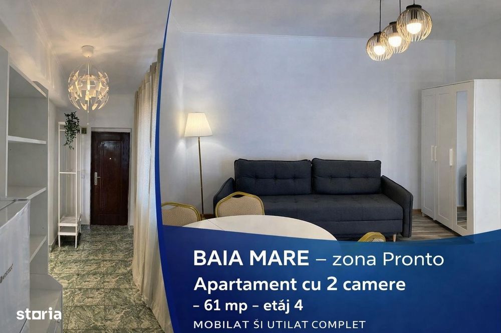 PRONTO - Baia Mare,  Apartament cu 2 camere - 61 mp