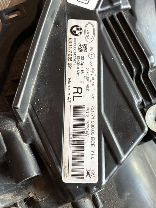 BMW F34 GT LCI – ляв Bi-Xenon фар с LED дневни светлини, ZKW, OEM