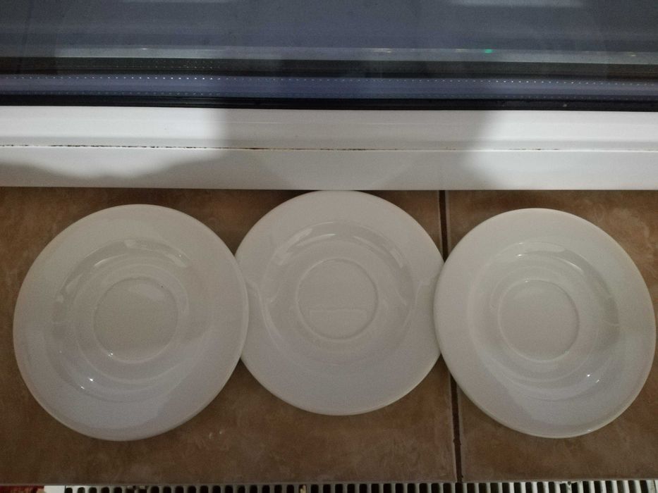 Set 3X Ceasca + Farfurioara Portelan Premium Bonna Banquet 180ml 200ml