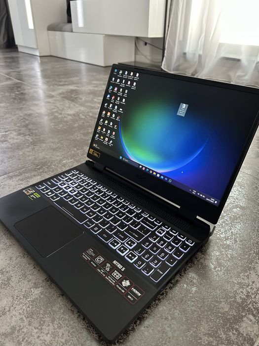 Laptop Gaming acer nitro 5 ryzen 7 NVIDIA 3070TI