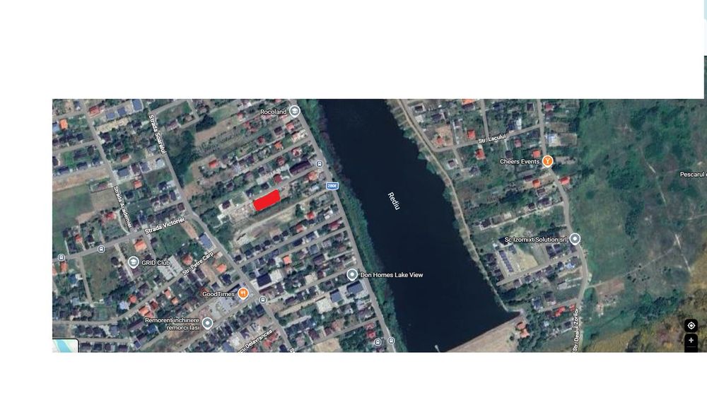 700 m/2 teren vedere la Lacul Rediu, sos Valea Rediului Iași