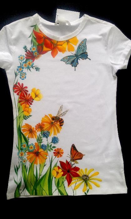 Tricouri pictate manual