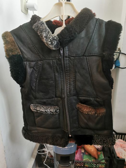 Vesta/bundita din blana naturala de oaie