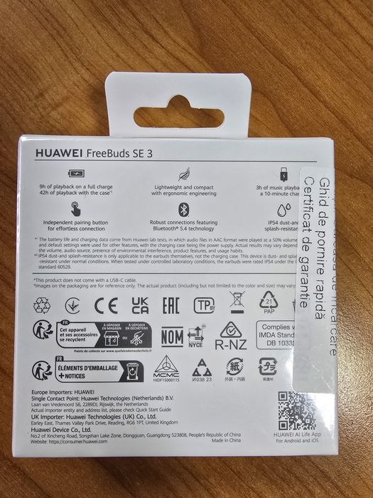 De vanzare Casti Huawei FreeBuds SE 3
