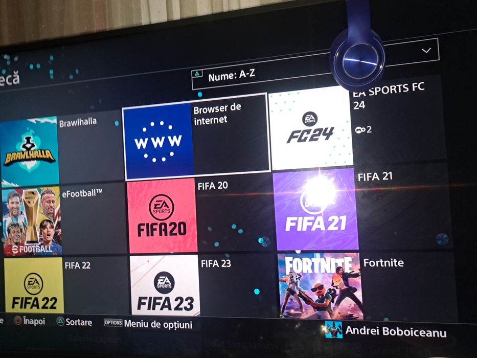Dau la schimb ps4 pro cu jocuri,gta 5 ,rocket league,roblox,fortnite,red dead redemption 2,fifa 20,21,22 ,FC 24,25,26 ,goat simulator etc.
