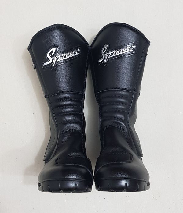 Ghete, cizme moto touring SPRUCE Waterresistant Impraperm Bayer, piele