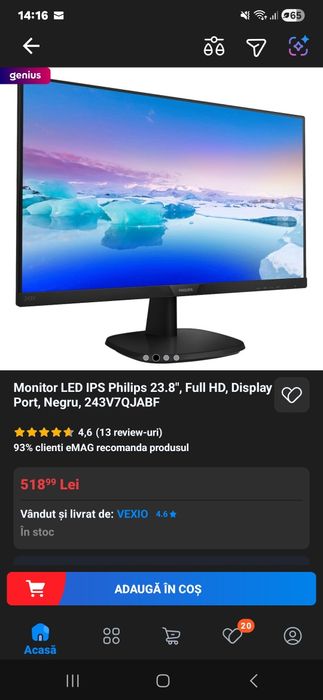 Monitor Philips lcd