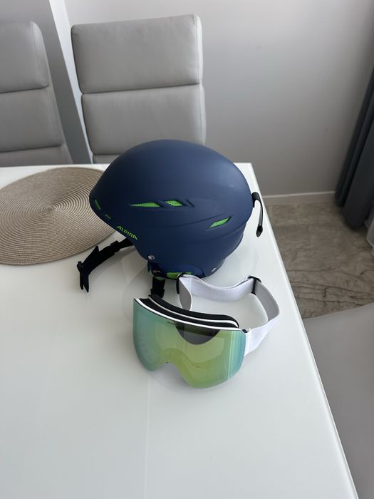 Каска Alpin + очила