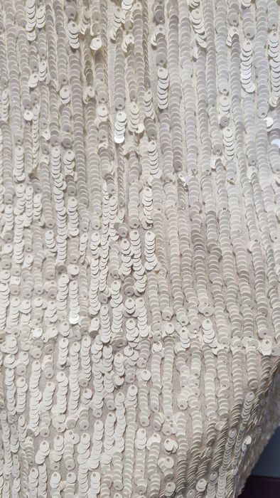 Rochie alba cu paiete
