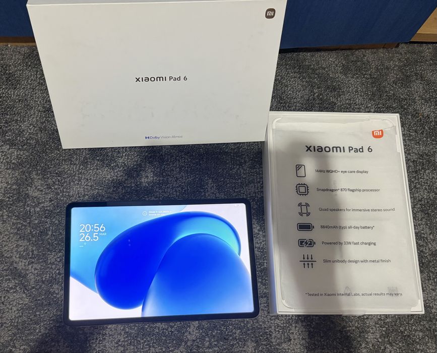 Xiaomi Pad 6 Gold 256GB Full Box + Husă