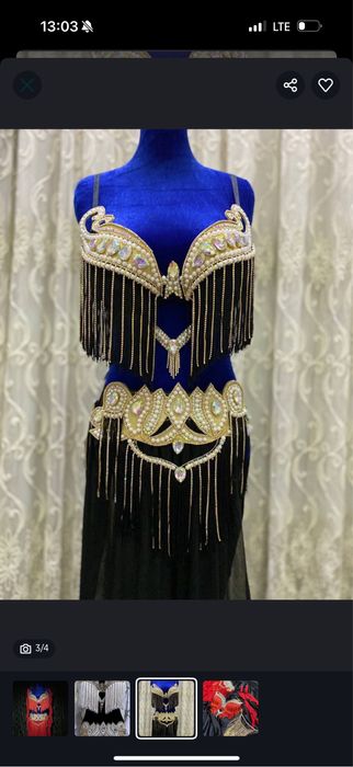 Костюм для восточного танца на заказ — ручная работа