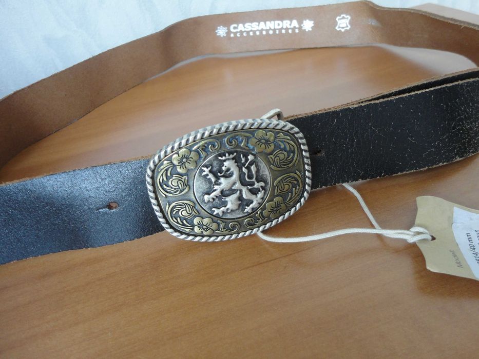 Cassandra/нов/естествена кожа/мъжки колан