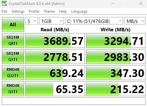 SSD M.2 Kingston KC3000S 512gb с радиатором