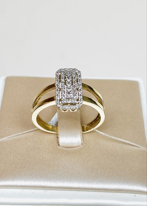 Кольцо золотое с бриллиантами 585 Армения