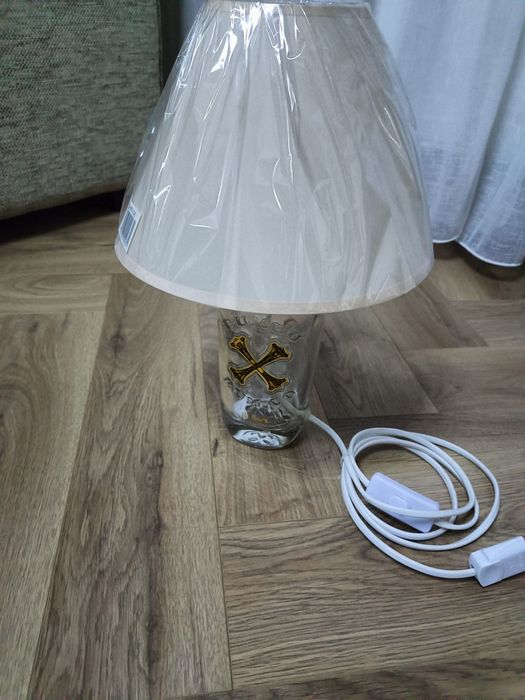 Veioza facuta manual sticla bautura Bumbu hand made