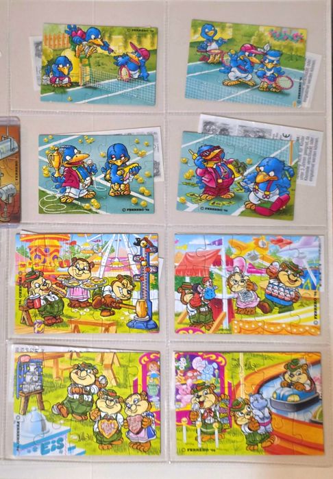 Продавам Киндер пъзели