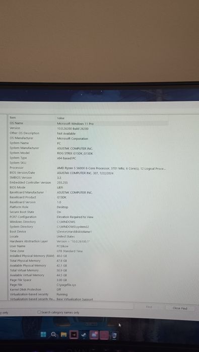 Pc gaming Ryzen 5 5600x Rtx 3070 48gb ram