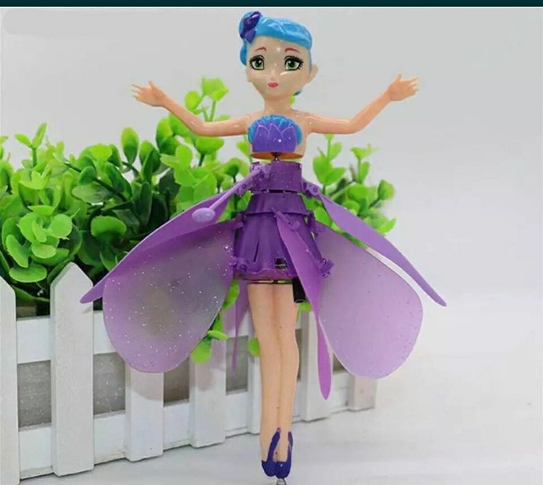 Летяща фея дрон кукла фрозен елза frozen принцеса лети flying fairy