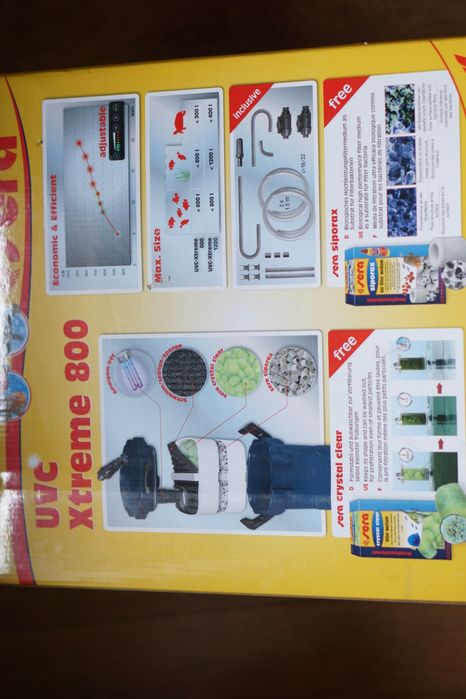 Filtru extern Sera UV-C xtream 800