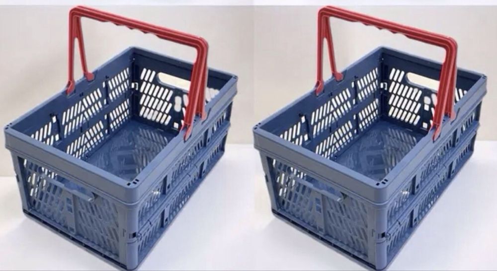 2 bucăți . Coș pliabil rezistent , super folositor ! Stoc LiMiTAT !!!