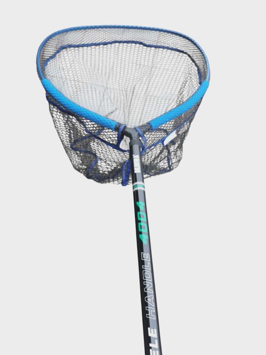 Висок клас кеп 4.5мт -  карбонова дръжка, поплавъци и гумирана мрежа!