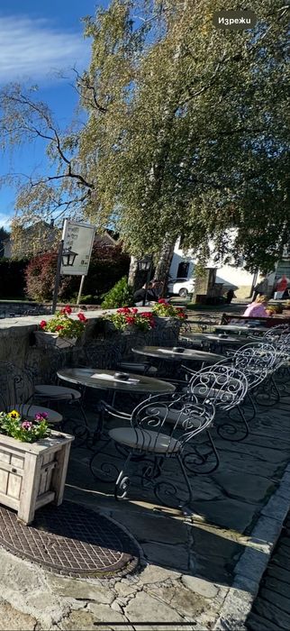 Маси и столове от ковано желязо 4 комплекта