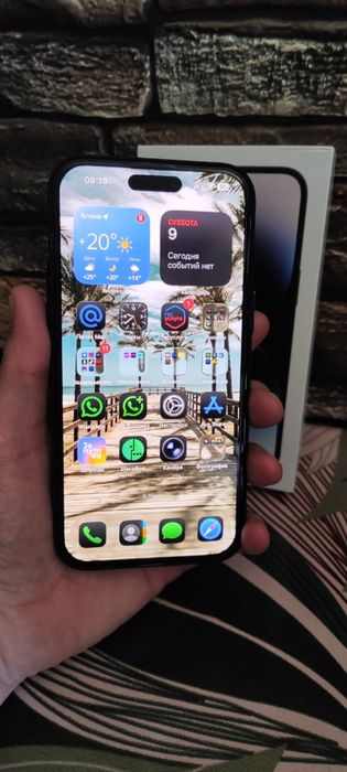 IPhone 14 Pro Max. 256GB. АКБ-91-90%. Черный.