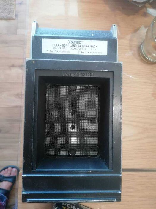 graflex graphic polaroid land camera back