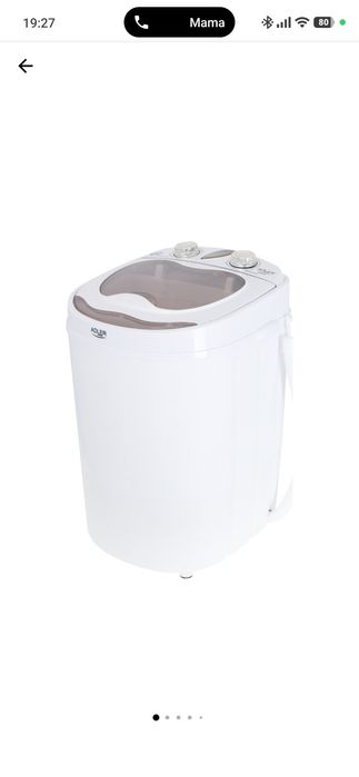 Туристическа пералня Adler AD8055 - преносима и компактна, 3 кг