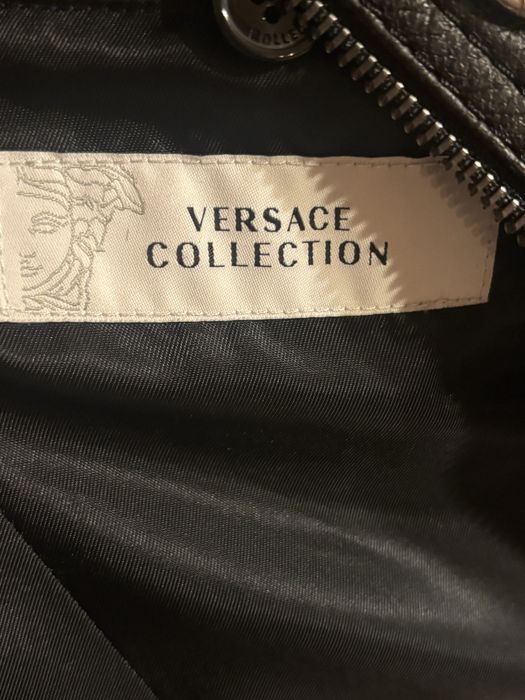Яке кожено versace collection