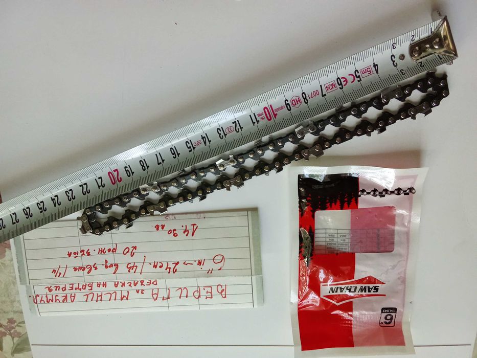 Вериги, шини за мини резачки на батерия