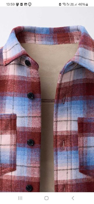 Куртка рубашка Zara новая оригинал