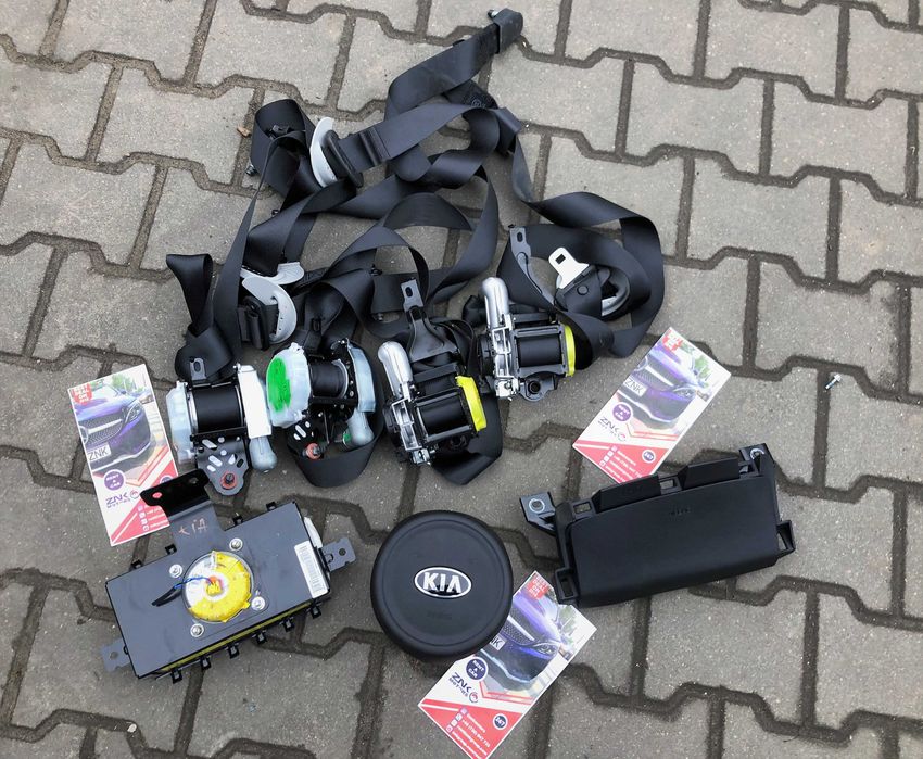 Kia Niro kit airbag volan pasager genunchi set centuri