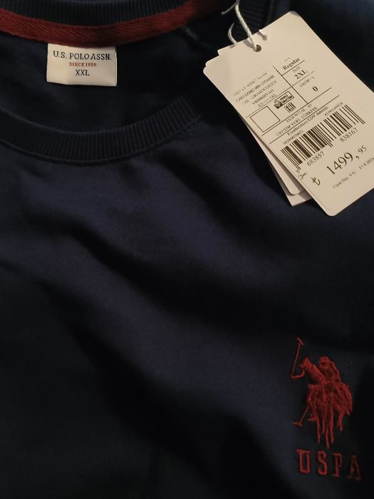 Bluza US POLO ASSN,bleumarin ,XXL
