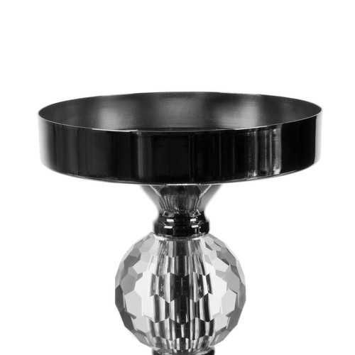 Комплект от 3 свещника, фенери на стъбло, сребърни Ruhhy