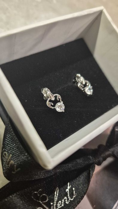 Сребърни обеци Silenti