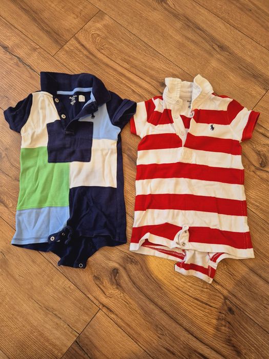 2 salopete marca Ralph Lauren mărimea 9 luni 73/75