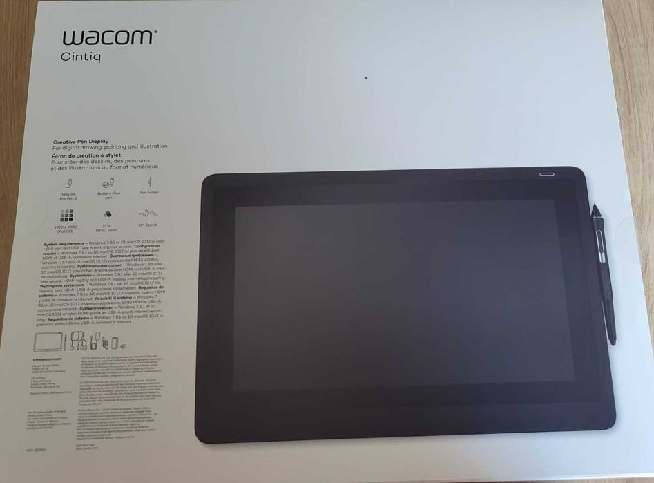 Tabletă grafică Wacom Cintiq 16 Full HD – Stare impecabilă