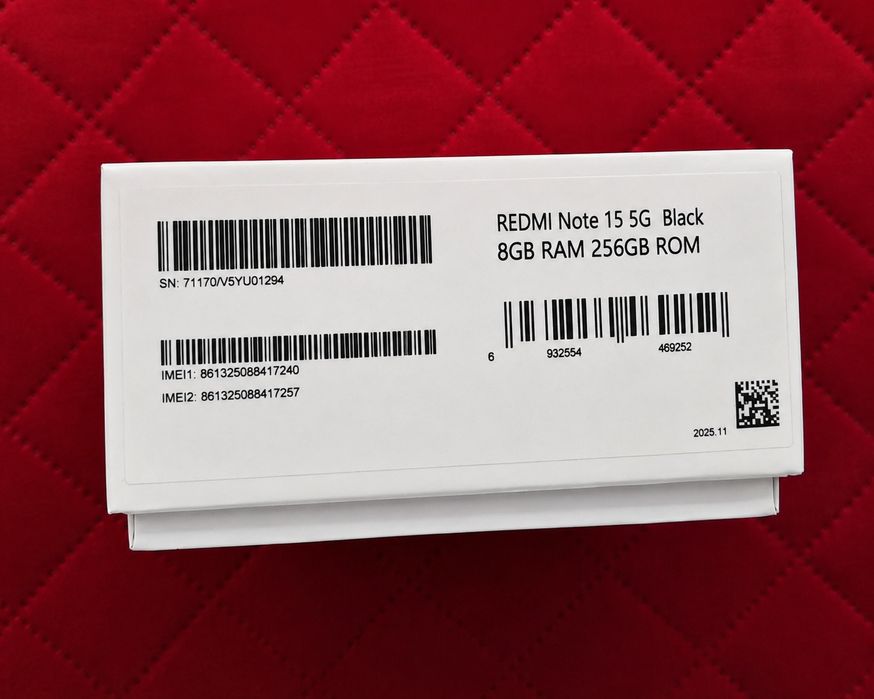 Telefon Xiaomi Redmi Note 15 Nou 5G Fullbox 256GB 8GB Ram Trimit Schimb Preț fix