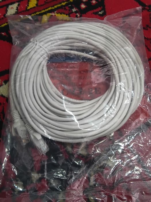 20 метров патчкорд  LAN RG45 шнур кабель