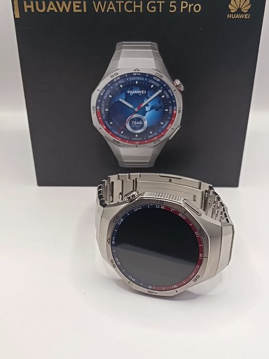 Смарт часовник  HUAWEI Watch GT5 Pro, Titanium